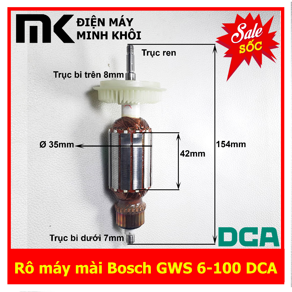 Rô máy mài bosch gws 6-100 dca