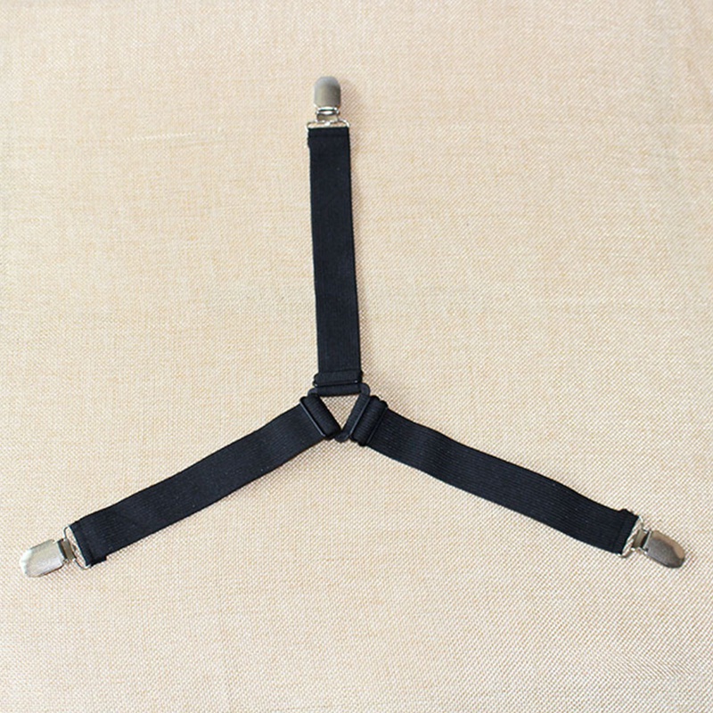 4Pcs Triangular Bed Sheet Fixing Clip Adjustable Sheet Clip Sheet Buckle Sheet Holder