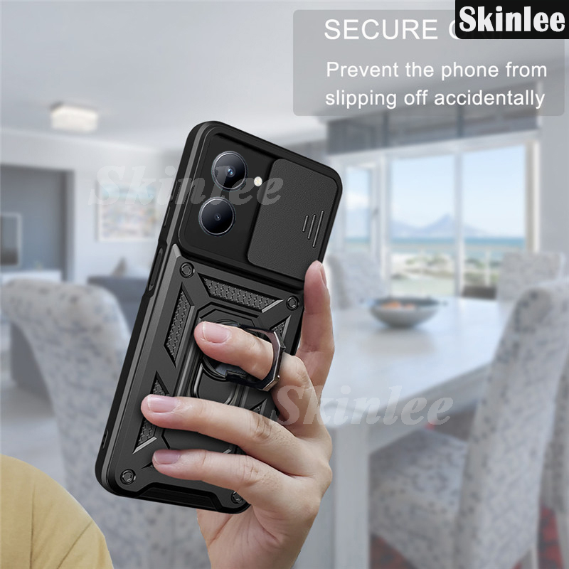 Phone case For vivo Y03T Back cover Hard Armor Shockproof Camera Protection Bracket Navigation Holder Ring cover for For vivo Y03T Cover cases.