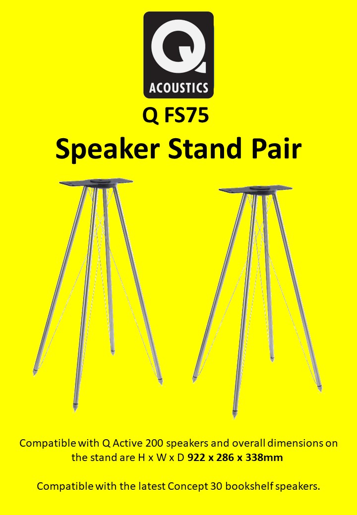 Q ACOUSTICS Q FS75 Speakers Stand Lazada Singapore