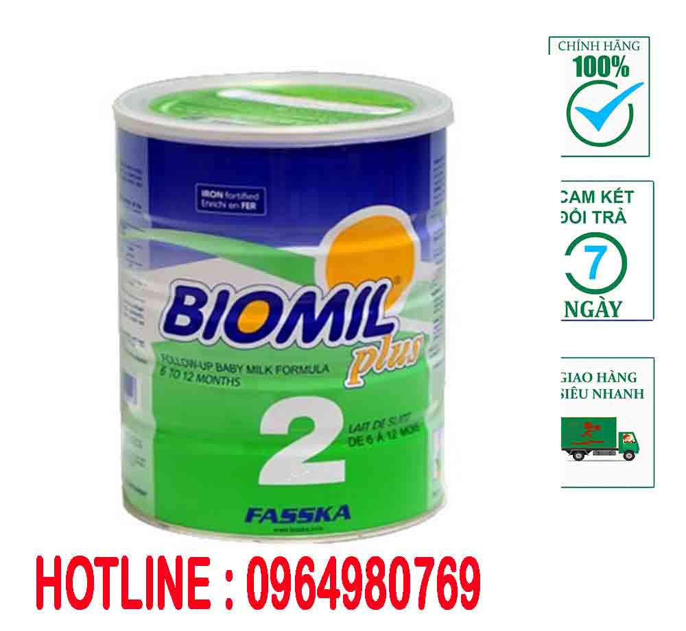 Sữa Biomil Plus số 2 800g trẻ từ 6-12 tháng