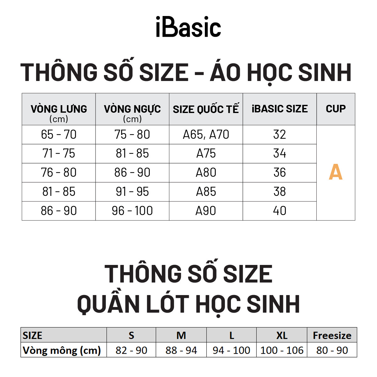 Quần lót hipster học sinh iBasic V115