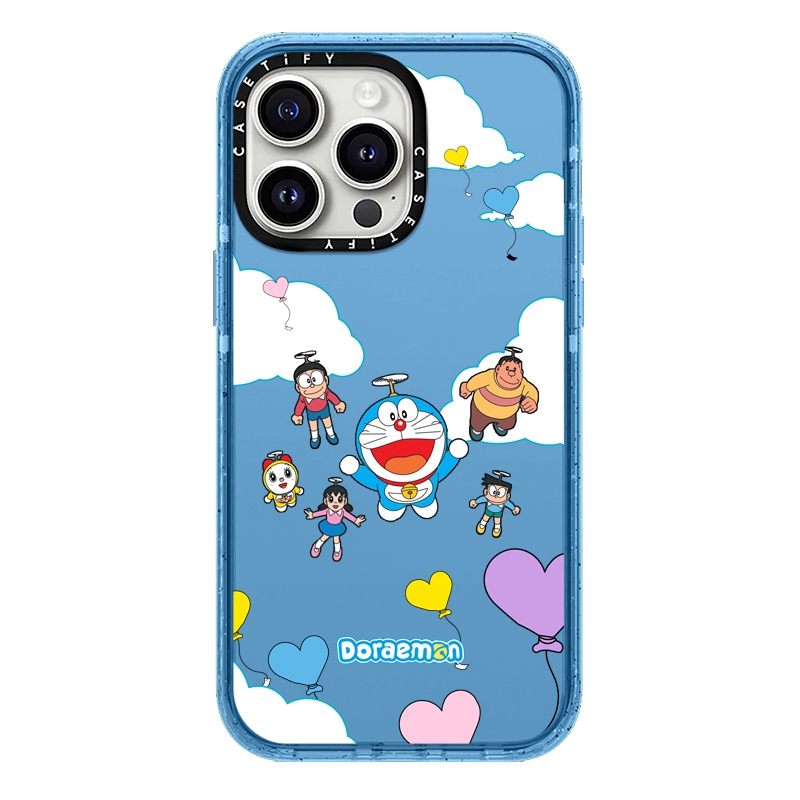 CASETiFY Doraemon Hard Case For iPhone 15 14 Plus 11 12 13 Pro 15Pro Max impact Clear Acrylic Casing Cover