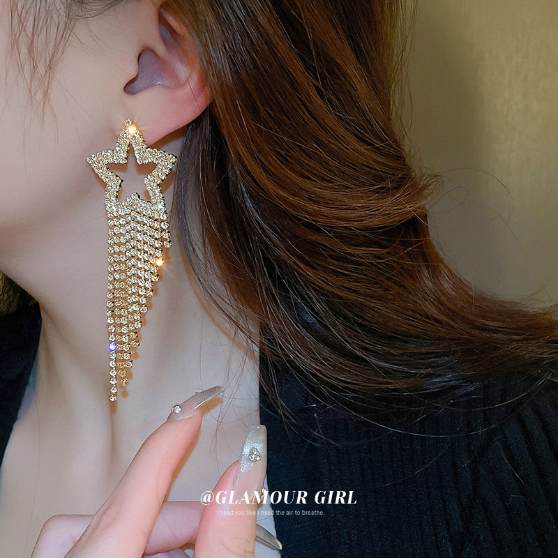 Women crystal rhinestone earrings