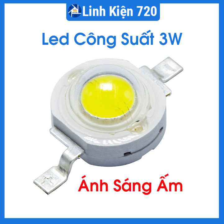 LED công suất 3W ánh sáng ấm