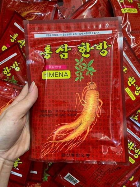 Cao Dán Sâm Đỏ HIMENA Hàn Quốc 20m/túii