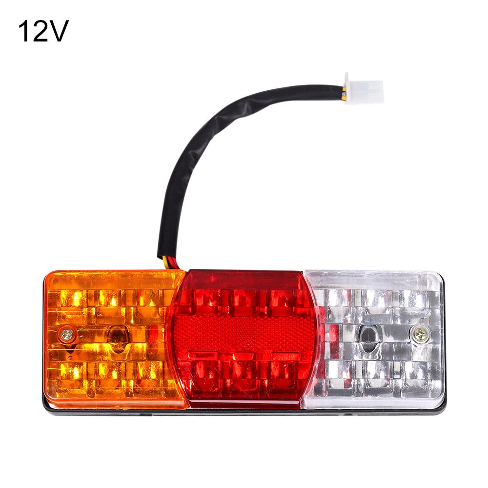 Kit Luci Posteriori LED Per Ebike E Scooter Elettrico - 12V/48V/60V - Freno E Frecce