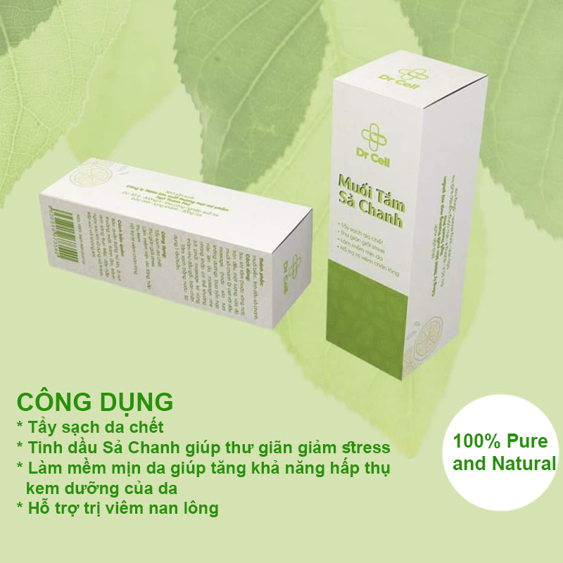 Muối Tắm Thảo Dược, Sạch Mụn Lưng, Mờ Thâm Sạm