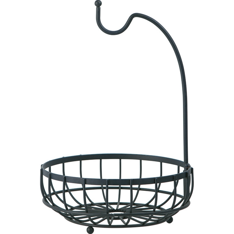 Kitchen Basket Fruit and Vegetable Basket Banana Hanger Basket Drain