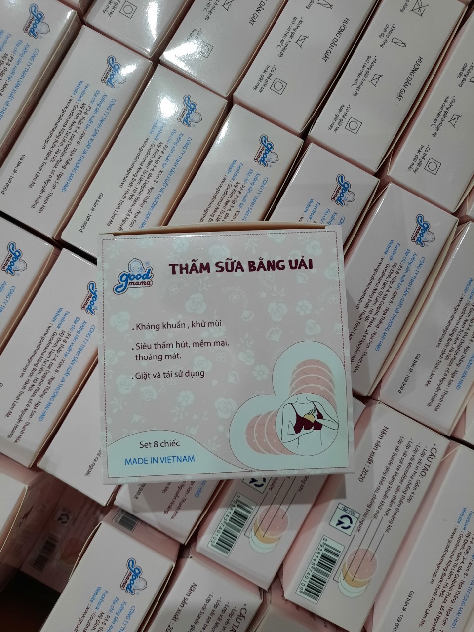 Thấm Sữa Giặt Được Goodmama( Hộp 8 Miếng)