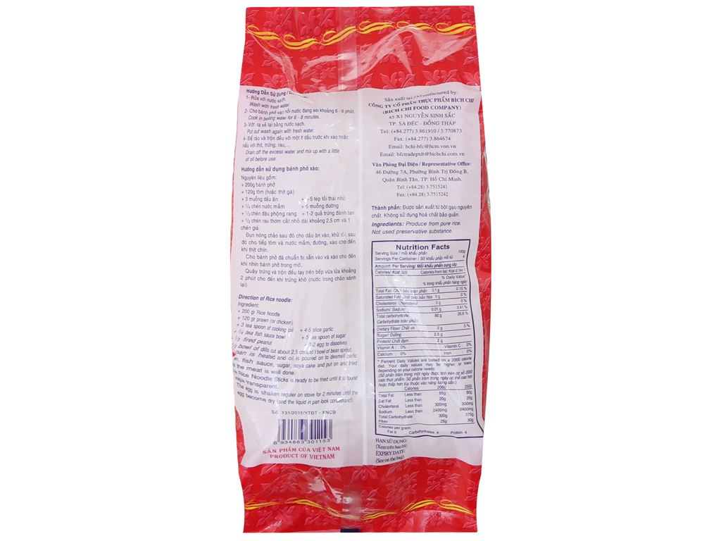 GÓI KHÔ - PHỞ KHÔ VINA BÍCH CHI 400GR 01153