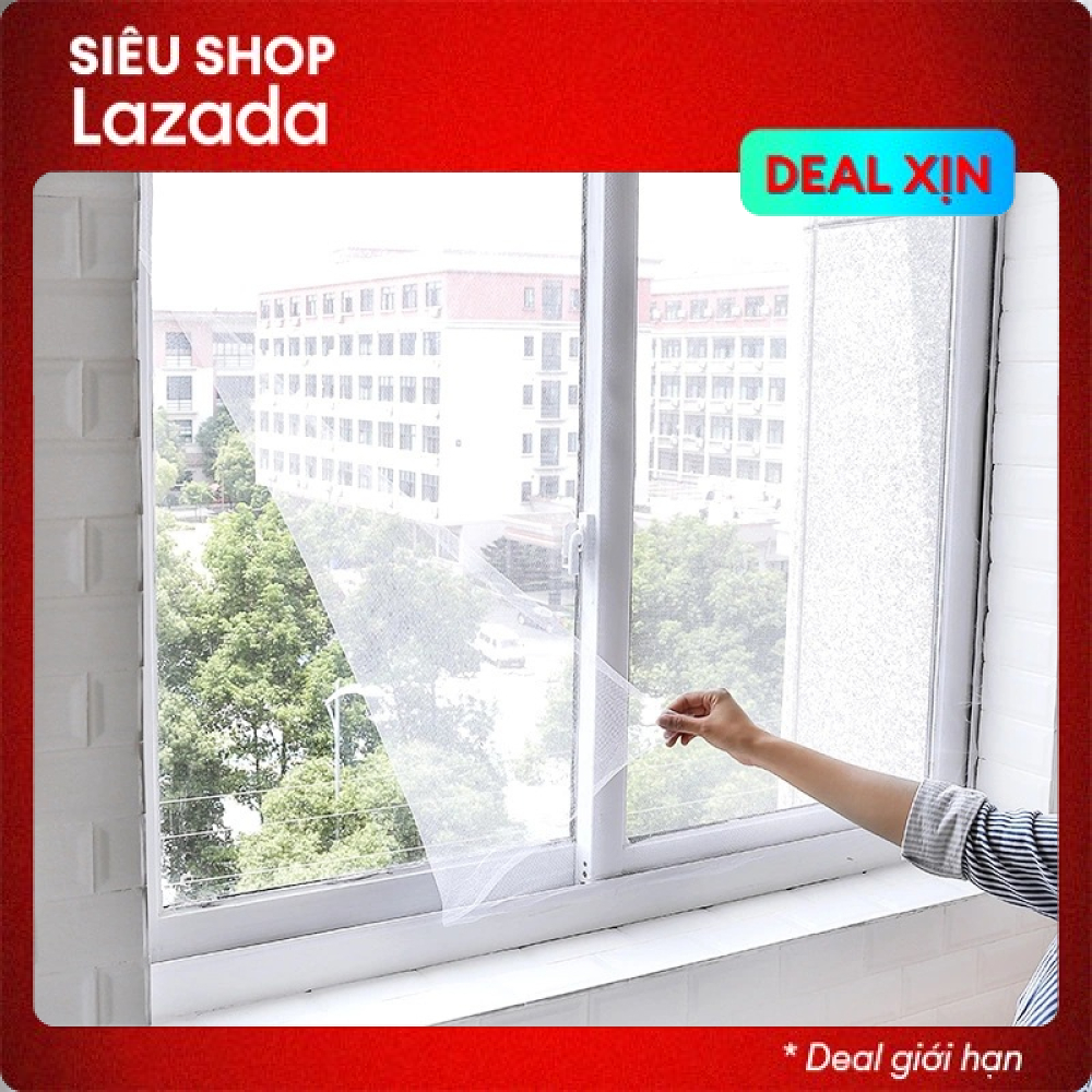 Lưới dán cửa sổ, lưới chống muỗi 130x150cm