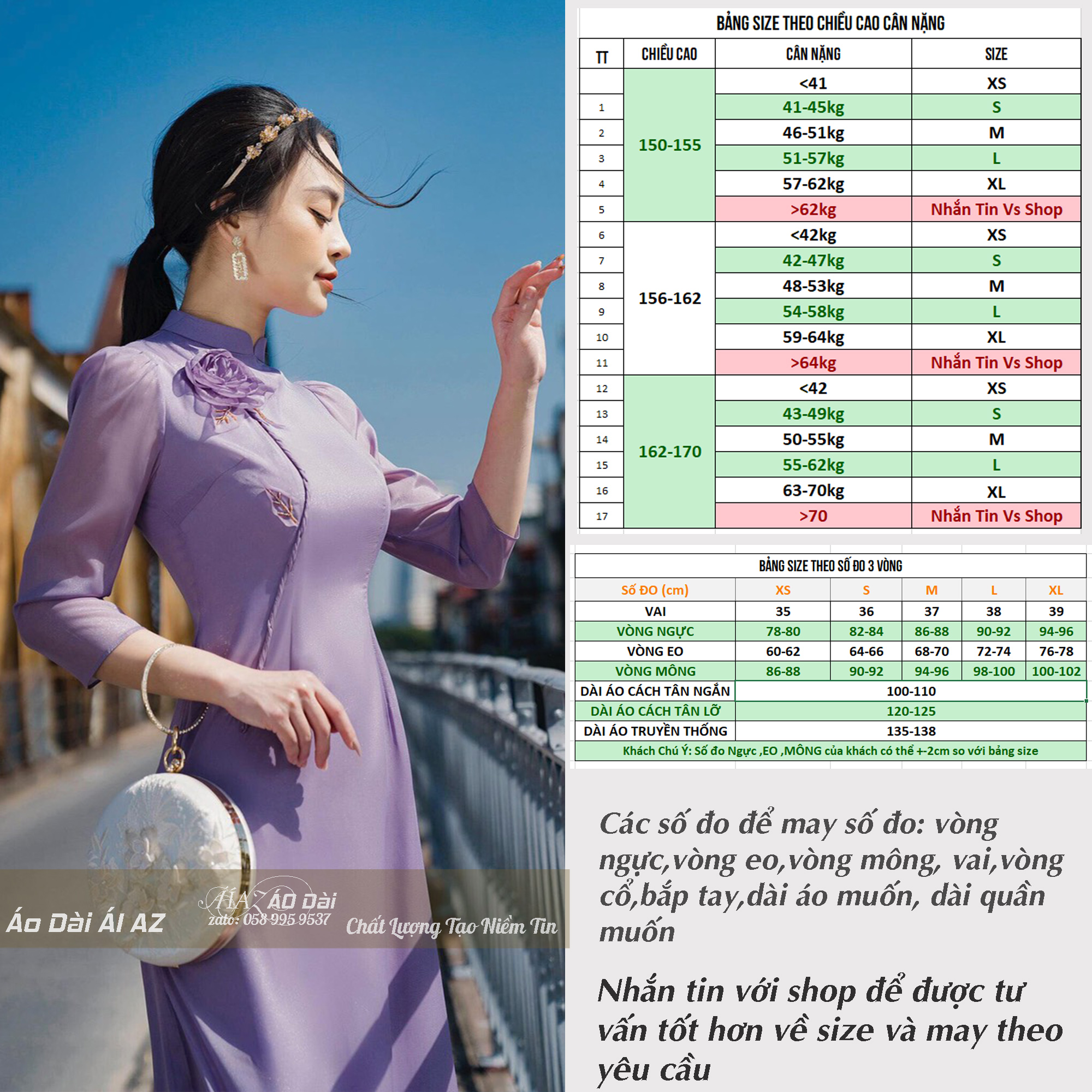 Áo Dài Cách Tân Nữ Thủ Công 4 Tà AD40