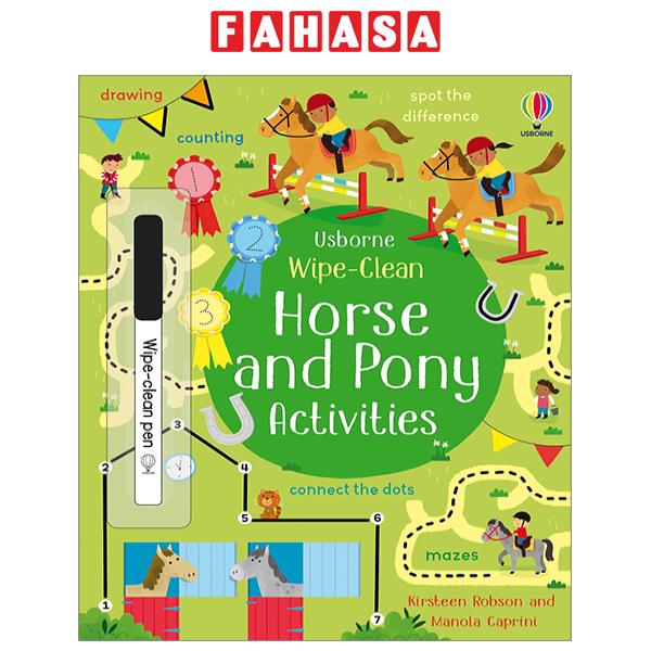 Fahasa - Wipe-Clean Horse And Pony Activities