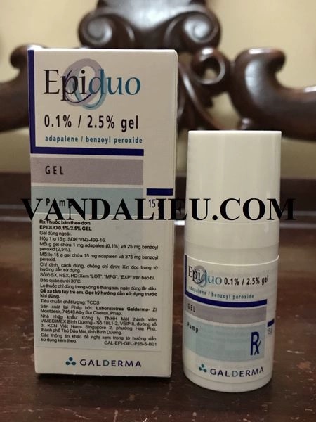 EPIDUO 0,1 % / 2,5% GEL 15G. GEL BÔI MỤN