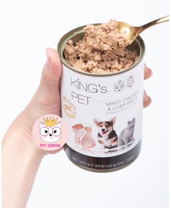 Pate King Pet cho Chó Mèo 380g/lon