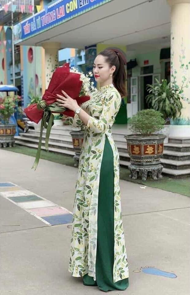 AO Dài in 3 D [ảnh thật 100%] HJM031