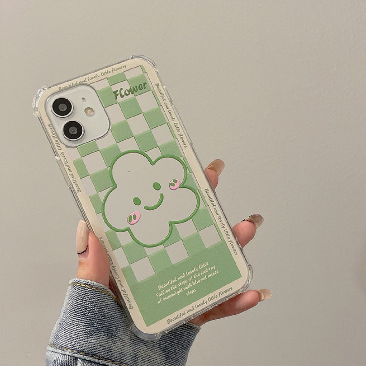 Ốp Lưng Gương Chống Sốc Cloud Flower