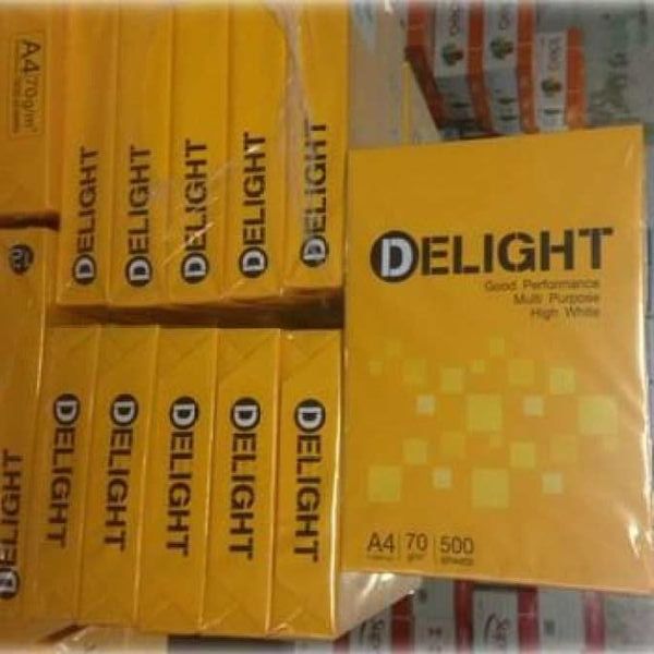 Giấy photocopy Delight A4 70gsm / A3 70gsm (Ream 500 tờ)