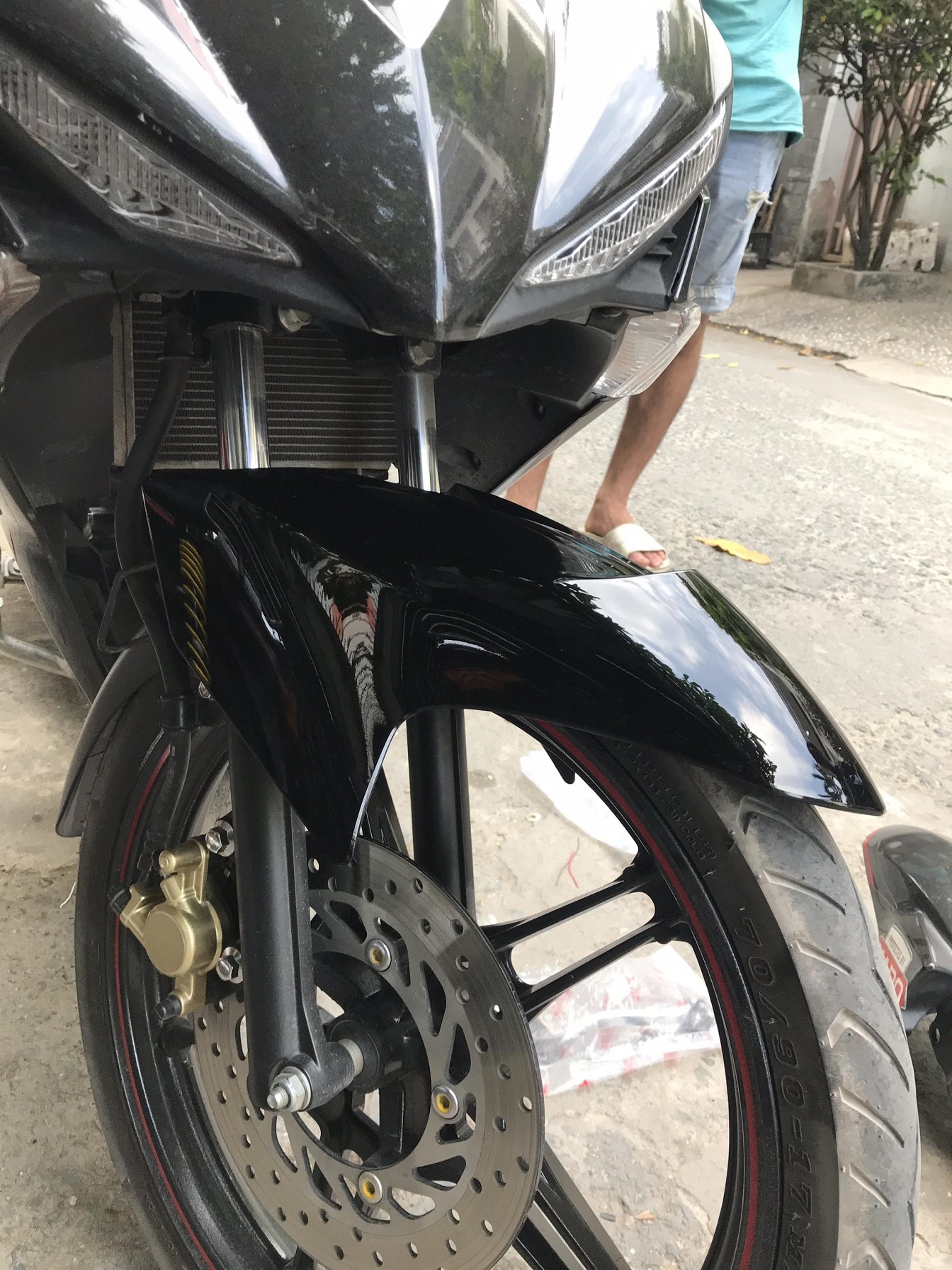 Dè Trước Zin EX2011 Gắn Cho EX150