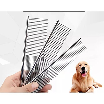 Orgo Lược chải lông chó mèo Lược inox 2 size