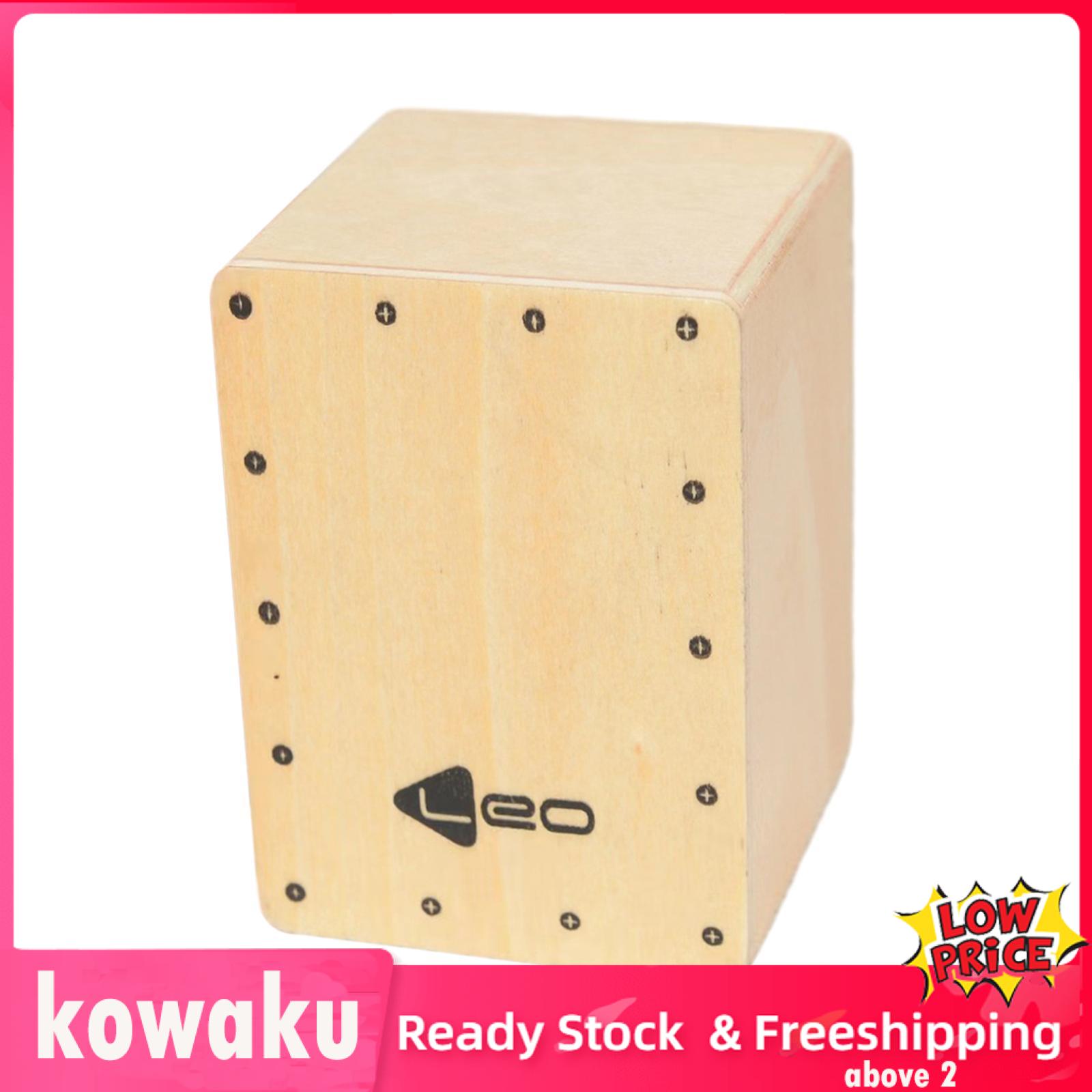 Kowaku Travel Cajon Box Drum Hand Drum Percussion for Stage Performance Home Party