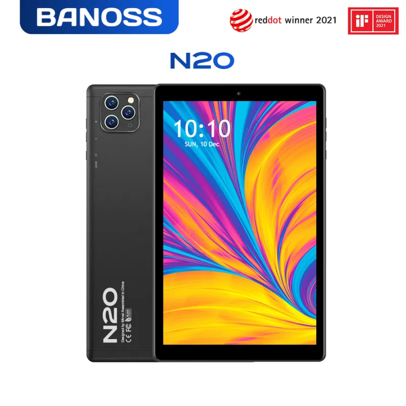 ภาพหน้าปกสินค้ารองรับภาษาไทย BANOSS N20 tablet 8นิ้ว แท็บเล็ต 6GB RAM 512GB ROM Android 10 แท็บเล็ตของแท้ รองรับ4G ใส่ได้สองซิม 8800mAh battery ประกันเครื่อง 12 ด. ประกันซอ จากร้าน BANOSS Official Store บน Lazada