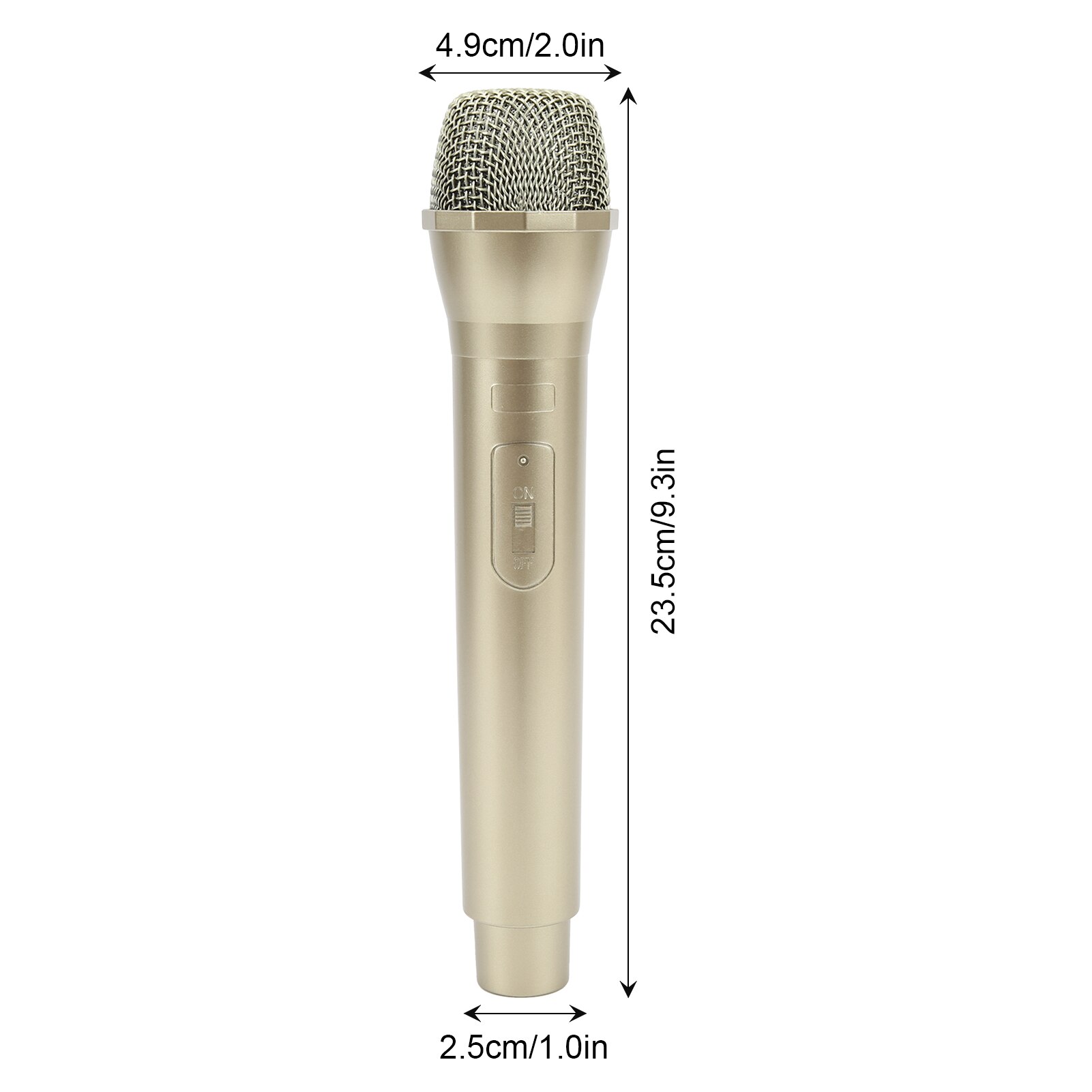 Plastic Handheld Fake Prop Microphone For Stage Performance Dance Shows Photography Essories Tools