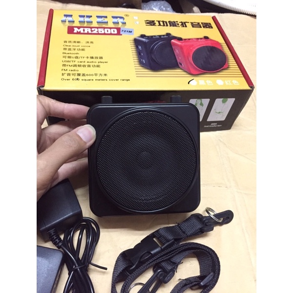 Máy Trợ Giảng AKER MR2500 Bluetooth Giáo Viên Du Lịch, Loa Bluetooth AKER MR2500.