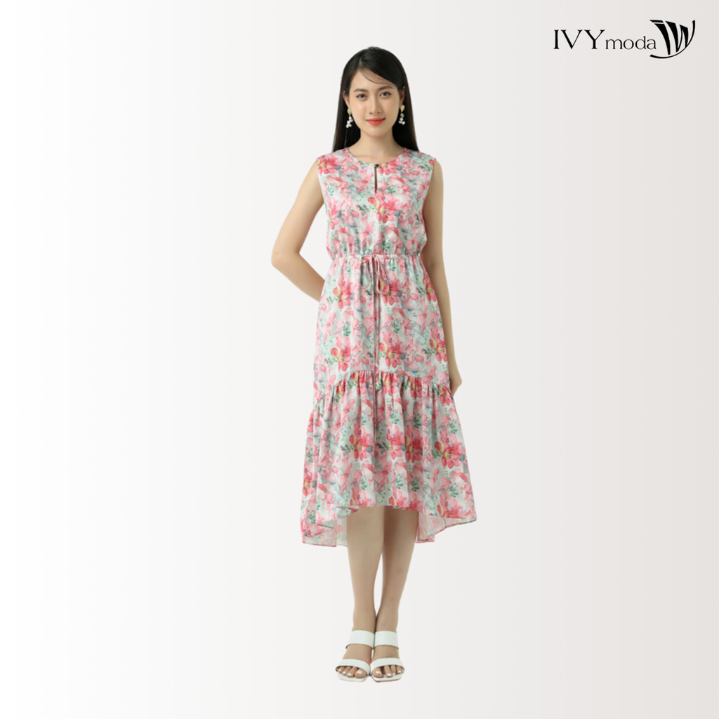 Đầm lụa đuôi cá IVY moda MS 41M7338
