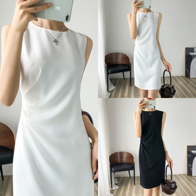 Women's Sleeveless Dress Summer Slim Dress