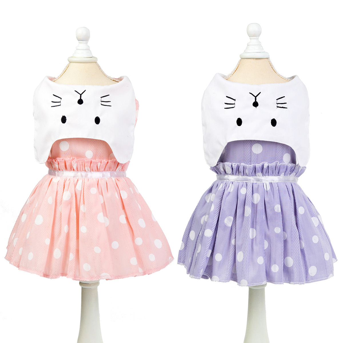 Polka Dot Dress for Dogs and Cats - T3 Pets Shop