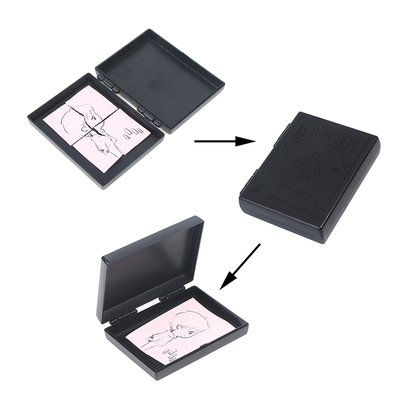 Magic Box Magic Trick Surprise Restore Box Magic Black Plastic Box Magic Tricks Props For ...