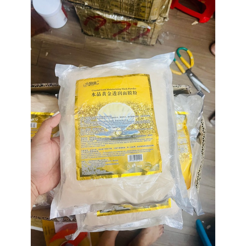 Bột Mặt Nạ Dẻo Sâm Vàng 24k