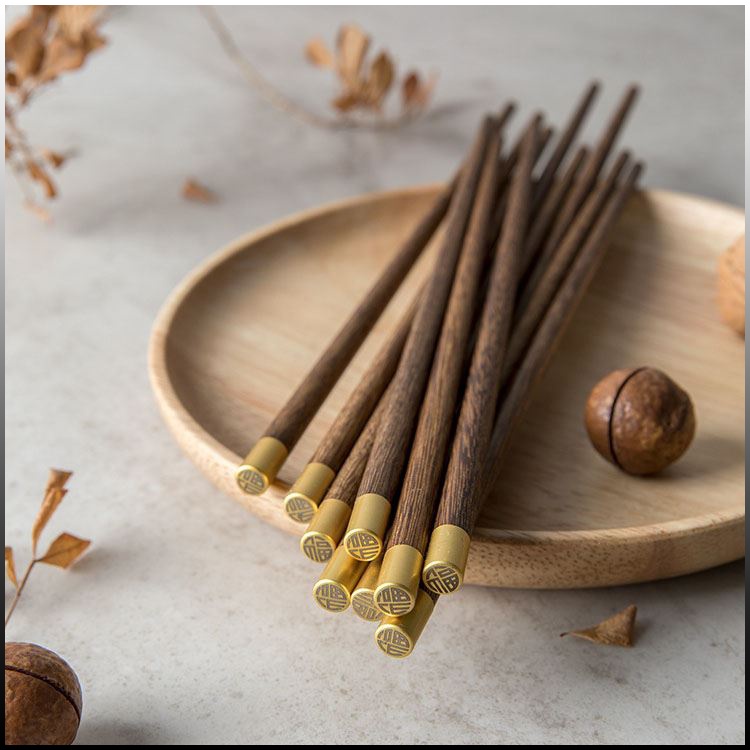 Golden Wooden Chopsticks