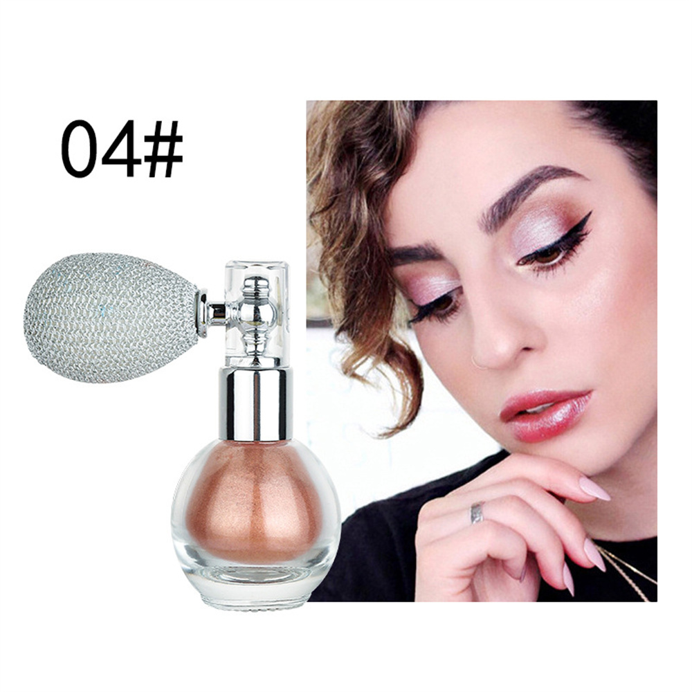 1PC Highlighter Powder Portable Face Makeup Face Body Highlighter 4 Color Cosmetics High Gloss Powder Spray Glitter Powder