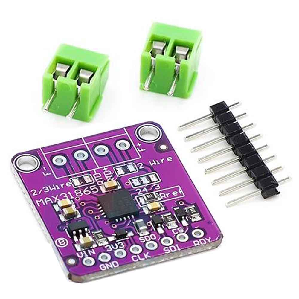 MAX31865 PT100/PT1000 RTD-to-Digital Converter Board Temperature Thermocouple Sensor Amplifier Module 3.3V/5V