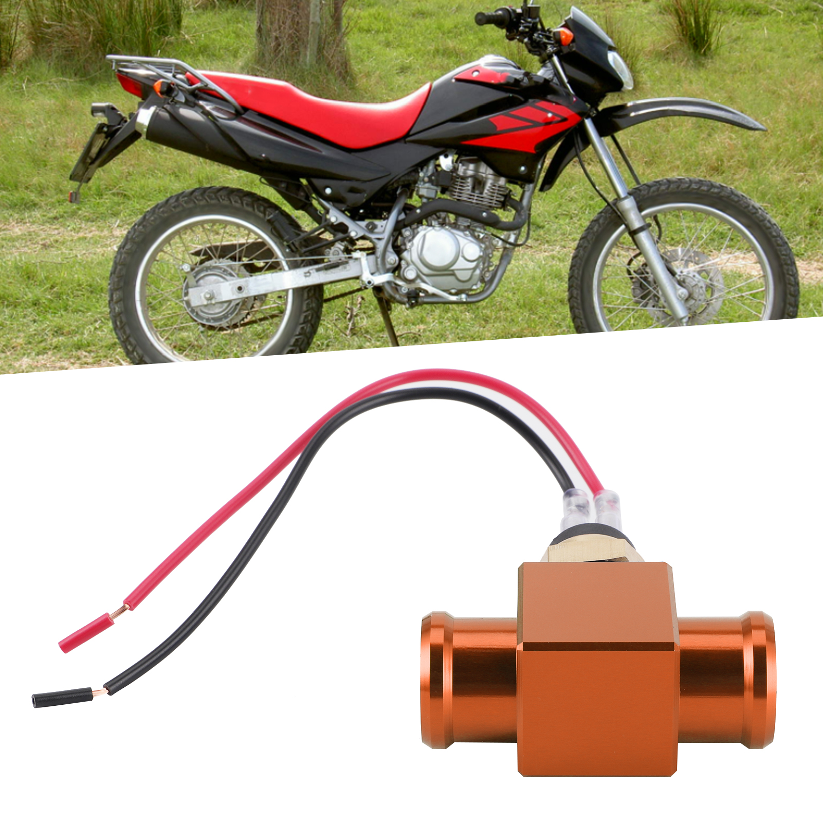Coolant Fan Temperature With O For Motorcycle, Sensore Mperatura Acqua Auto Replace Old Directly, Cnc Aluminum Aluminum Alloy Material, Inrruptor De