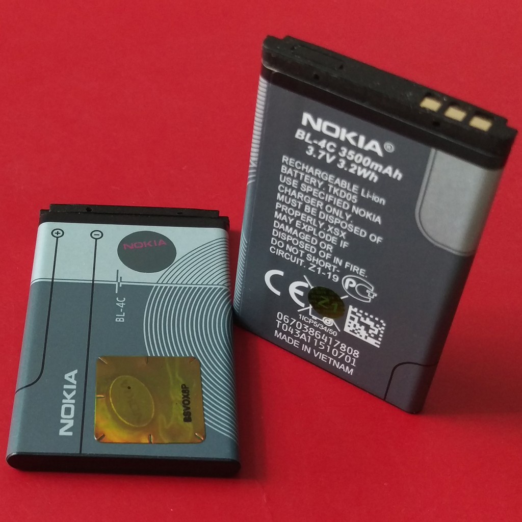 Pin nokia bl- 5c bl- 4c zin máy.