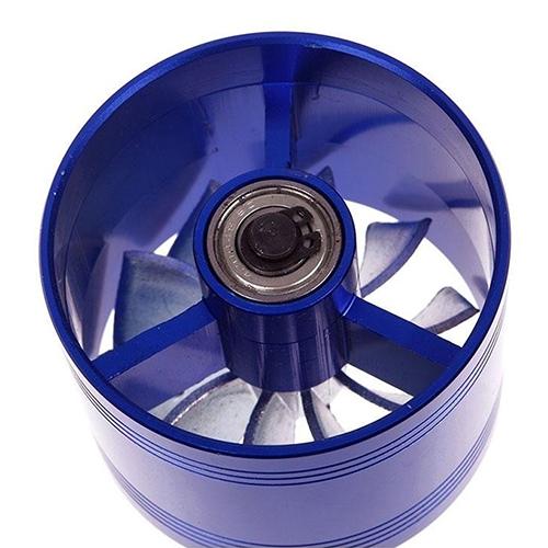 【Stylish】 New Car F1-Z Single Fan Air Intake Supercharger Fuel Gas Saver Turbo Turbine Fan