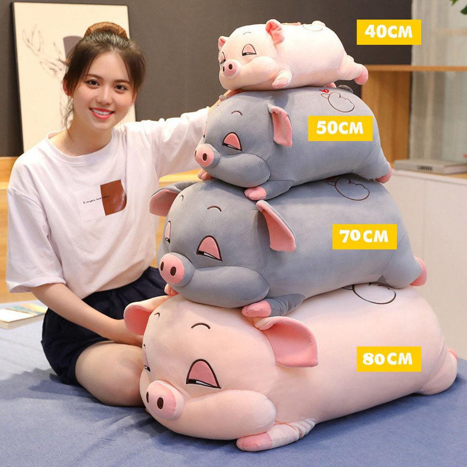 Heo Bông Mắt Ngủ Lim Dim Dễ Thương - Thingkids