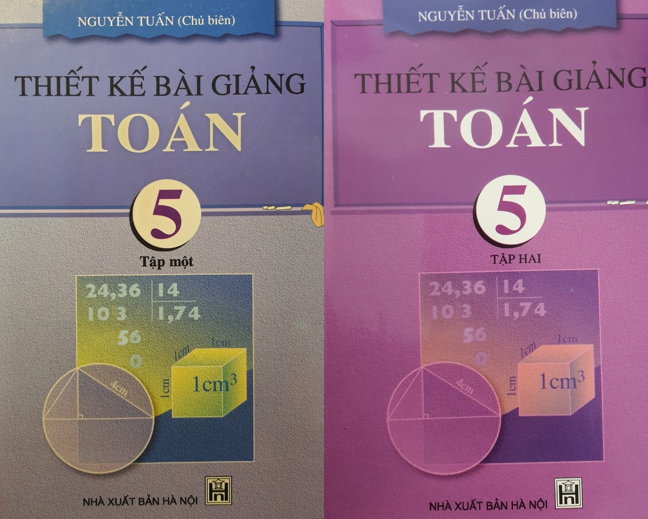 Combo Thiết kế bài giảng toán 5 (Hai tập)