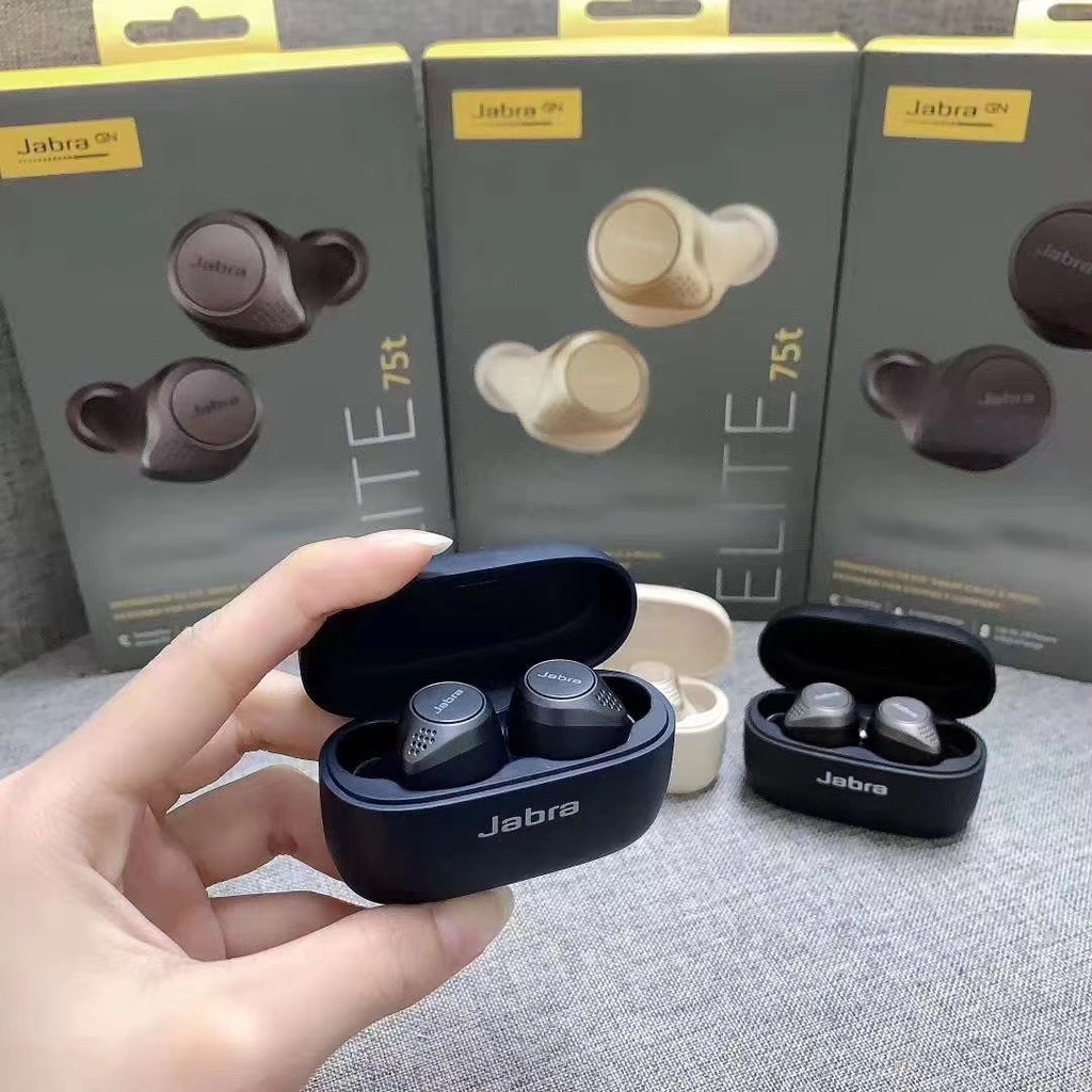 Jabra Elite 75t Earbuds True Wireless Earphone with Charging Case Bluetooth Earbuds