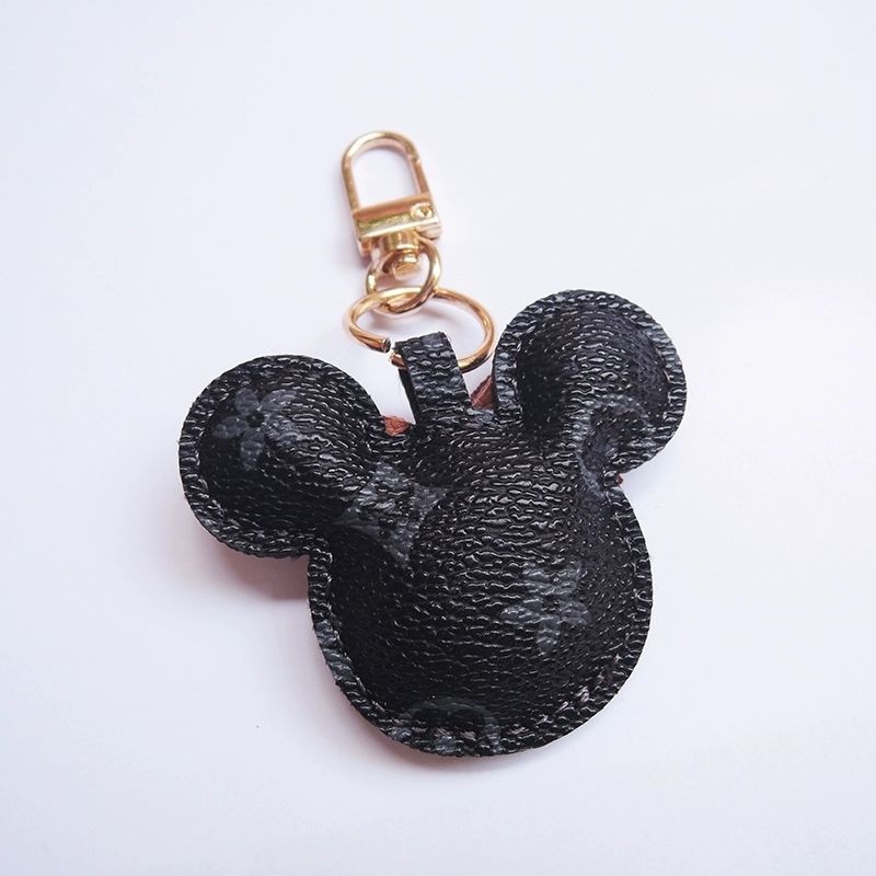 Presyo ng aktibidad】 Cute Minnie Mouse Luxury LV keychain Pendant Bagcharms  Chain Ring Louis Vuitton