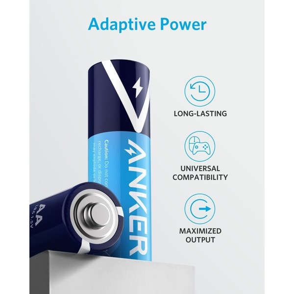 Pin Kiềm Anker Alkaline AA (Bộ 2 Pin/4 Pin) - B1810