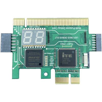 {-》 “: Tl611 Pro gỡ lỗi thẻ máy tính để bàn PCI Bo mạch chủ PCI E máy tính xách tay Card kiểm tra kiểm tra gỡ lỗi LPC