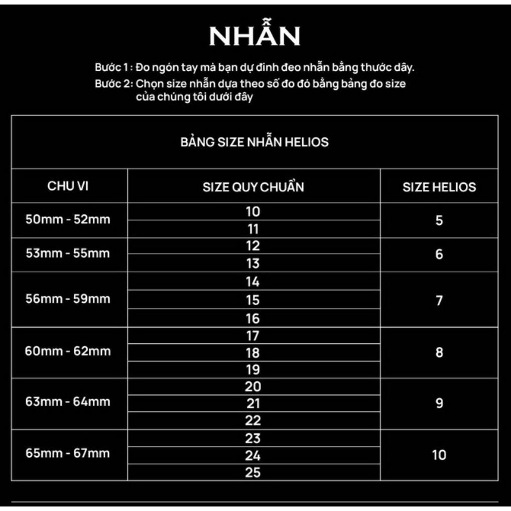 Nhẫn thời trang nam Helios Groot