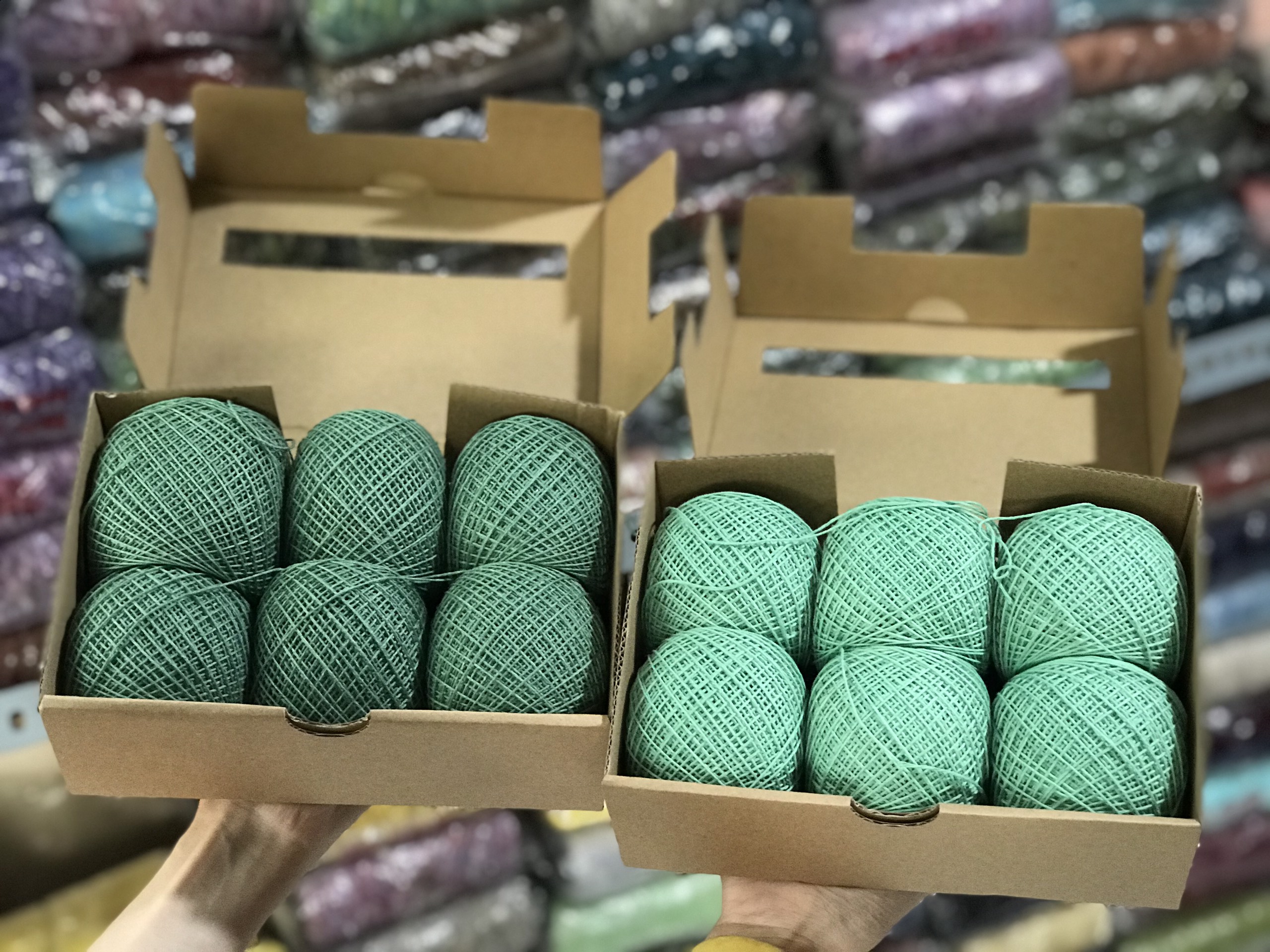 Sợi Lace Cotton Craft Yarn 1mm nhẹ, mát