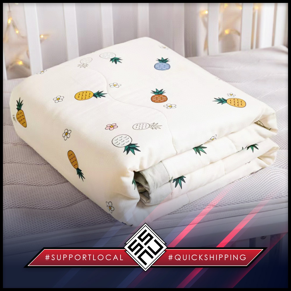 "SSNU67 Kyoto Nishikawa Rose Baby Blankets Made in Japan 150 cm White