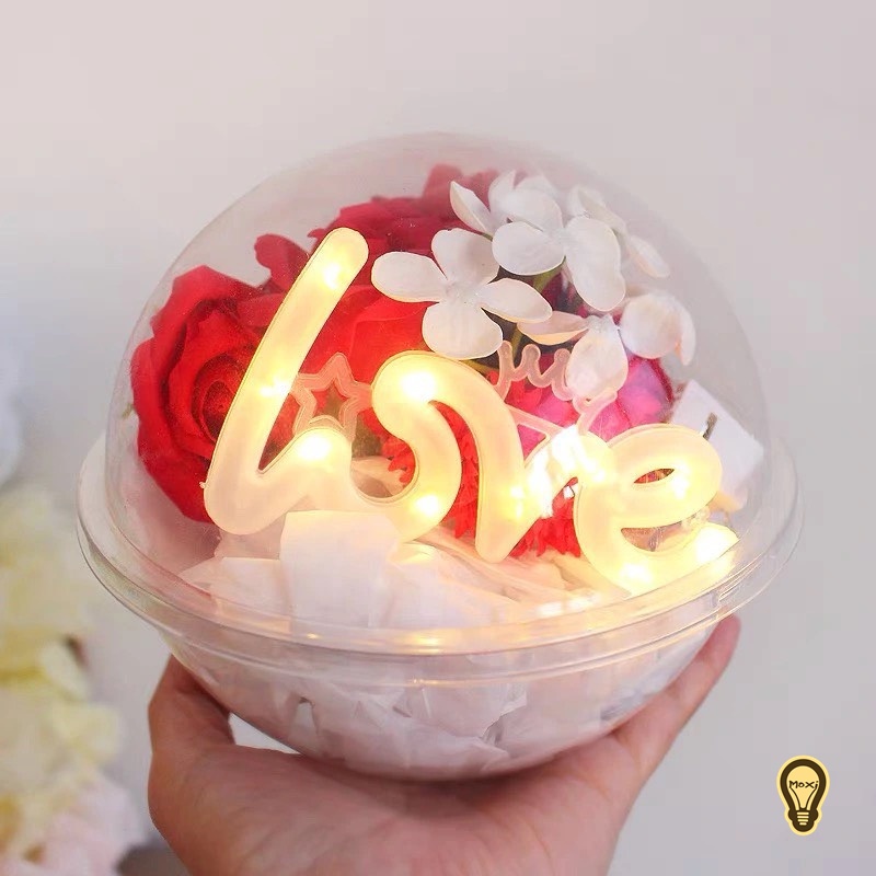 đèn led chữ love nháy 3 chế độ